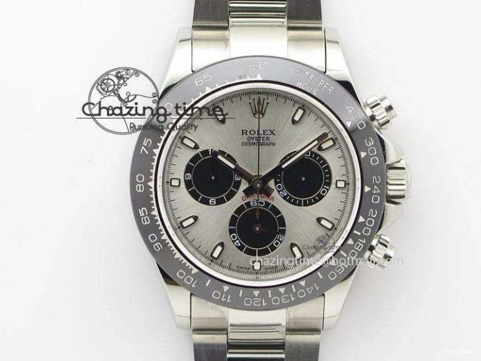 MiroTime 0225 SportInspired DAYTONA 116506 QF 1:1 BEST EDITION ICE BLUE DIAL CRYSTAL MARKERS ON SS BRACELET SH4130 V3 (GAIN WEIGHT) 1770